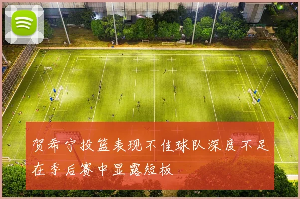 贺希宁投篮表现不佳球队深度不足在季后赛中显露短板