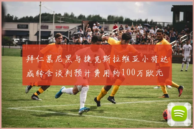 拜仁慕尼黑与捷克斯拉维亚小将达成转会谈判预计费用约100万欧元